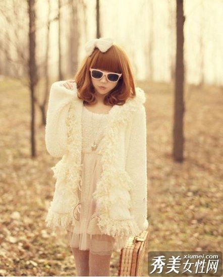 老式的甜心一定要穿可爱的潮流MM。