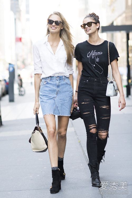 秋装半身裙是最经典的四种着装方式。