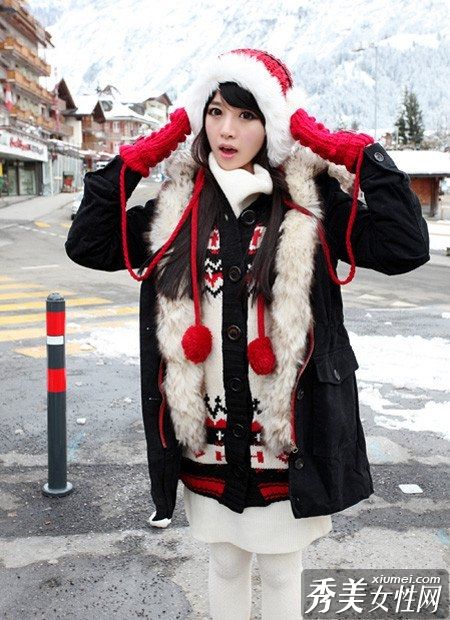 圣诞季节最配甜美的外套！