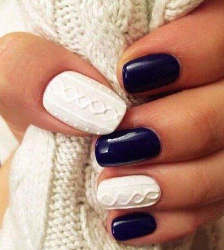 美甲教程:如何制作三维毛衣美甲？