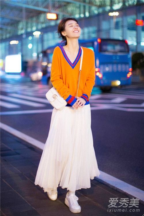 周迅和桑德拉爱上了针织品的温柔