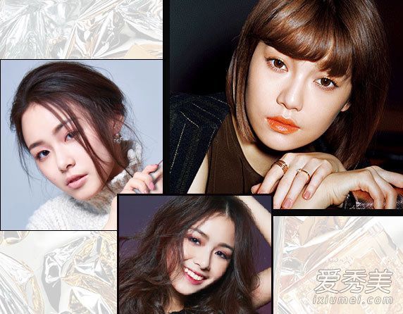 2015年底派对化妆图的两个金色化妆教程