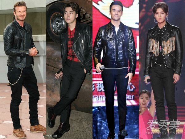 秋冬男装必须有皮衣和姐夫纸,你最喜欢哪一种。