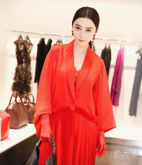 范冰冰的耳坠是什么牌子的?范冰冰红色耳坠品牌