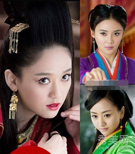 《笑傲江湖》3女妆PK陈乔恩惊艳