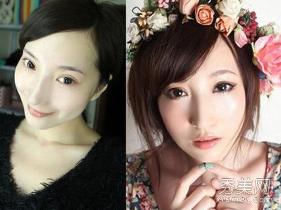 5分钟化妆教程，为韩国森女在春天化妆