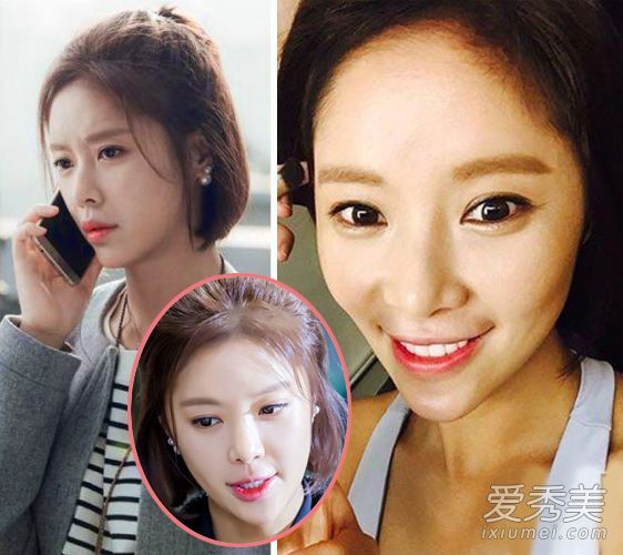 “她很美”黄静茵咬唇妆模仿化妆(照片)