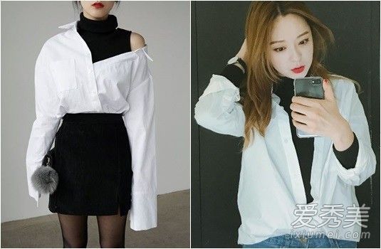 白色衬衫可以在一周内更换和穿着。