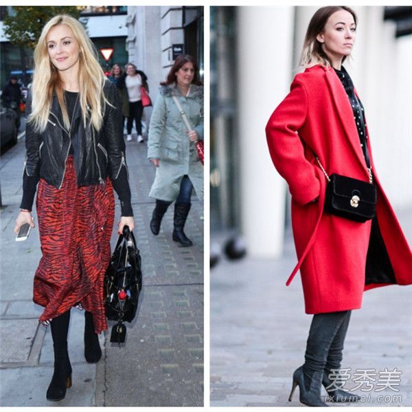 穿着污迹和红色让这个冬天成为你自己的风格。