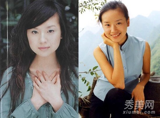 没有PS没有整形手术天使杨蜜年轻脸的老照片