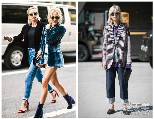 混合搭配西装和夹克成为时尚