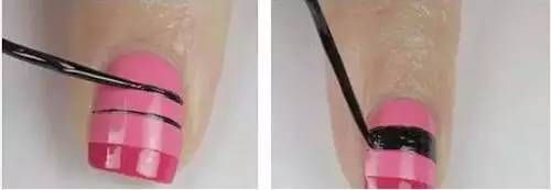 美甲教程:多彩流行美甲(照片)