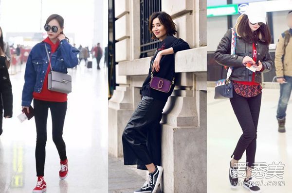 还有时间去买它！唐嫣和杨蜜穿的帆布鞋