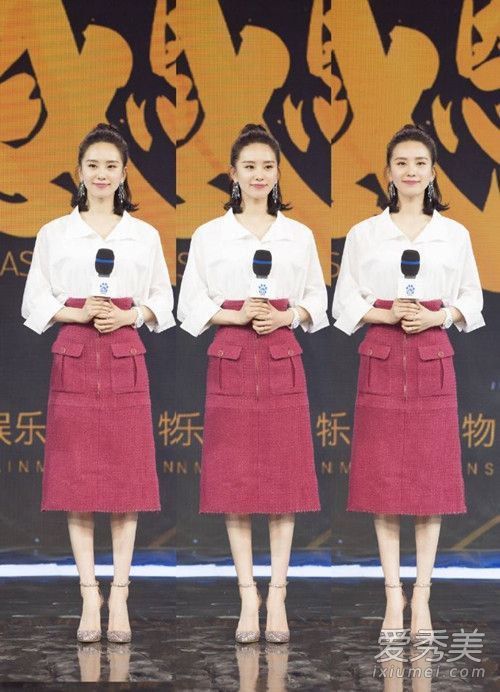 如果你想在冬天变得优雅,那就和刘师师一起学着穿飘渺的笛裙吧。