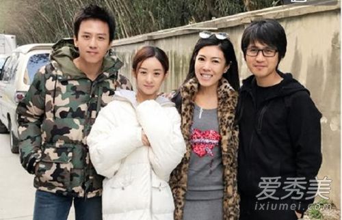 赵的圆脸已经变成了锥子脸？以前单纯的自然快认不出来了