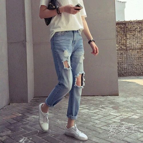如何制作有洞的牛仔裤?穿孔牛仔裤的搭配规则