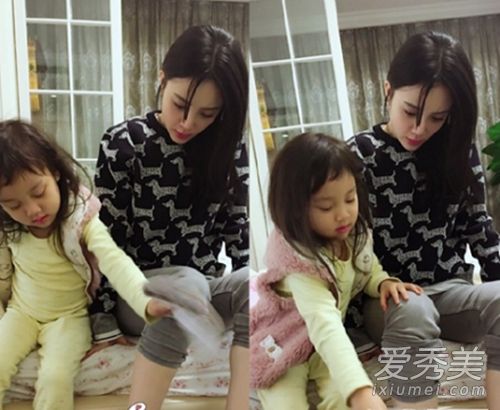 明星孩子不再了解他们的母亲了。李小璐又变了。