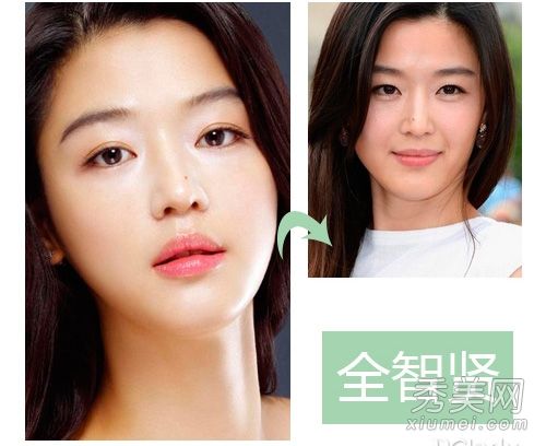 明星快速消水肿图形按摩紧致肌肤法