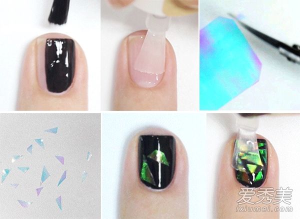 韩国的“碎玻璃美甲”自助课程