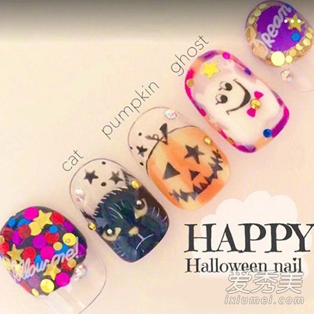 万圣节主题美甲可爱又令人惊讶(照片)
