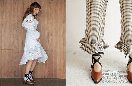 如何穿系带芭蕾鞋