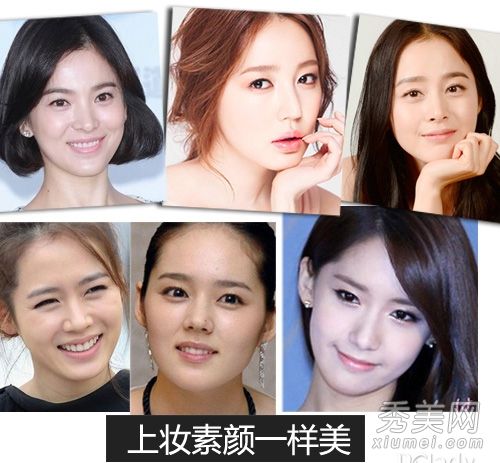 化妆前后的韩国疗愈女神没有区别