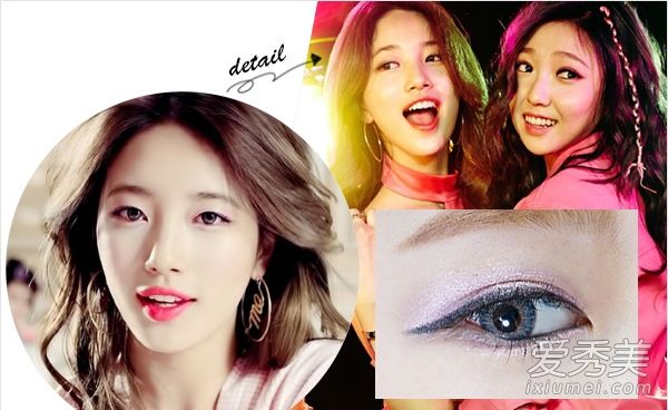 “黄、蓝、紫”7款秋冬韩式眼妆画