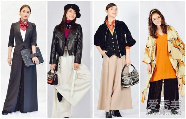 要想像石原聪美一样雄伟,就把它配成宽裤子吧。