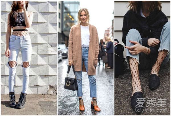 小物品可以让你看起来很好很性感。渔网长袜可以穿。