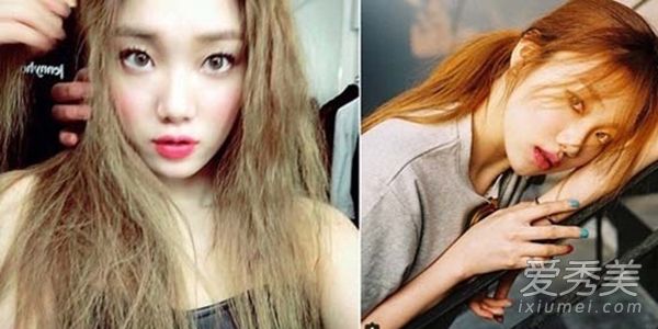 偷取韩国“坏校花”李盛京和桃花的妆容