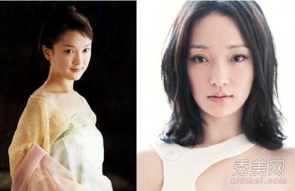 叶凡周迅的圆脸变尖脸变淡婴儿肥变漂亮女人