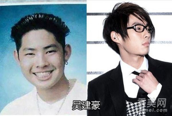 中国和韩国“整容”明星在整容前绝版私人照片