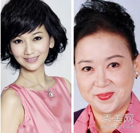同龄的女明星看起来PK谁变老和整形手术？