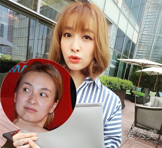 吴欣苏烟把女演员吓得屁滚尿流。卸妆前后有很大的差距。