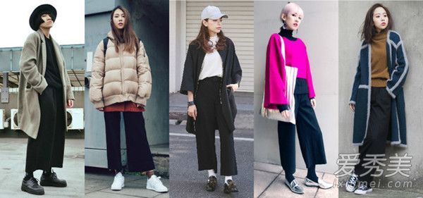 抛弃传统的展示短而肥的概念,时尚的宽腿裤正在流行!