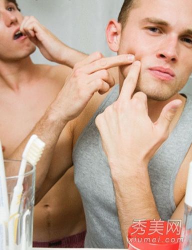 男士祛痘:6大恶习:当心粉刺