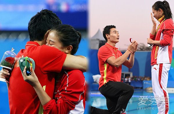 美国新娘何姿在奥运会改嫁时皮肤保养得很好。