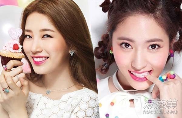 明星化妆:向女明星学习唇妆。