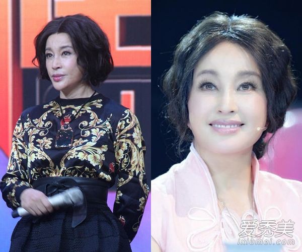 刘晓庆承认稍微修饰一下前后的外表有很大的不同。