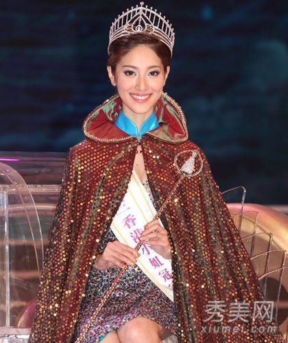 2013年整形手术前香港陈凯琳小姐的龅牙老照片