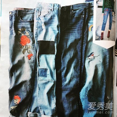 牛仔裤有如此多的图案,以至于它们非常受欢迎。