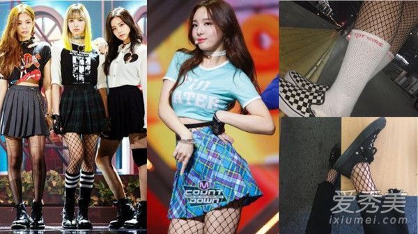 韩星最喜欢的配件就是它!四种不同的鱼网袜方法