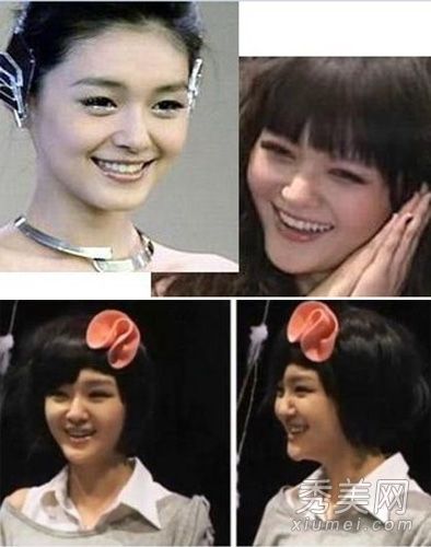 整形手术前后,通过对比揭示了12名女演员整形手术的后遗症。