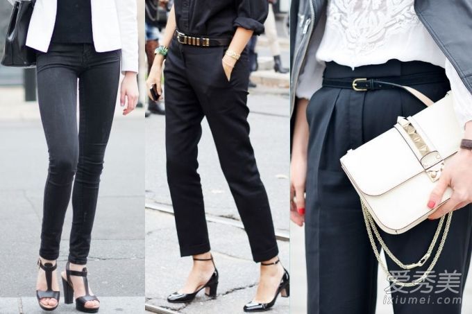 一条基本的五天黑裤子！穿上一周的衣服