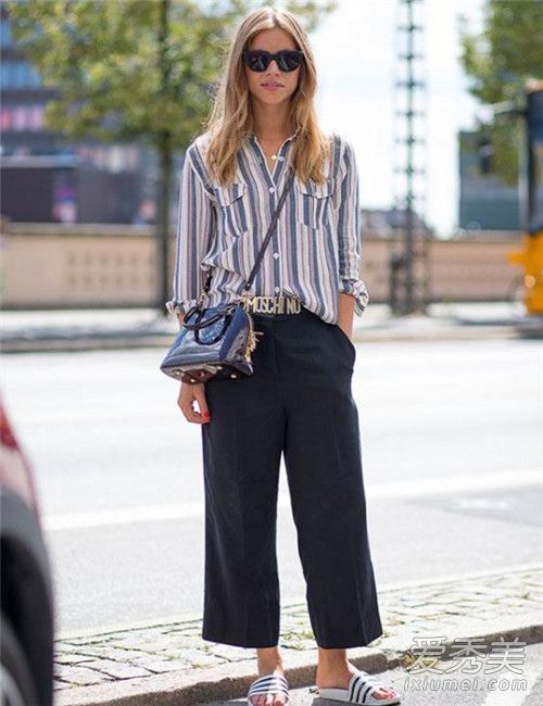 摆脱邋遢和俗气线条的印象。穿裤子的技巧向公众开放。