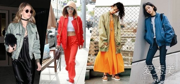 现在戴它还不晚!用飞行外套展现春天的个性时尚。