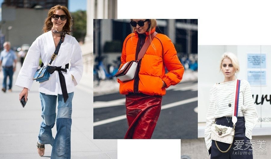 2017年宽肩带挎包不会把你这样带出去。