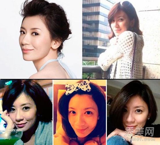 女演员化妆小孔黑眼圈失败