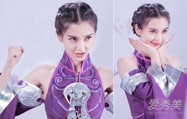 赵的小女演员用不同的美丑为游戏代言