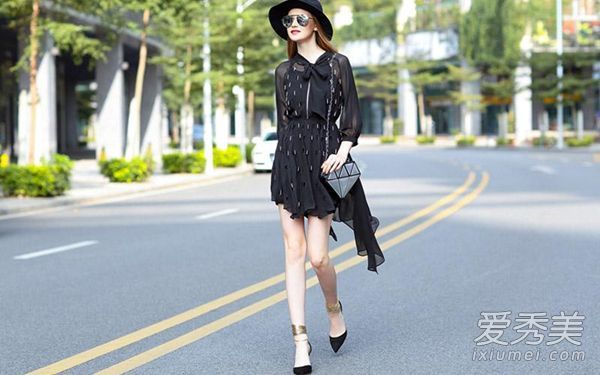 拒绝打衬衫，不规则的裙子漂亮时尚的新高度